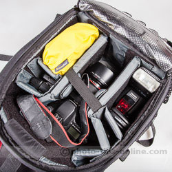 RoundFlash Beauty Dish: in a gear bag