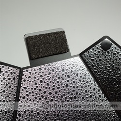 Speedlight Pro Kit 4: padding on a silver reflector