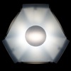 Speedlight Pro Kit 6 flash diffuser: light pattern at 105 mm flash zoom