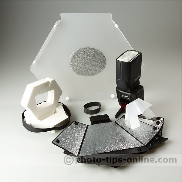 Speedlight Pro Kit 6 flash diffuser: whole package, 8 pieces