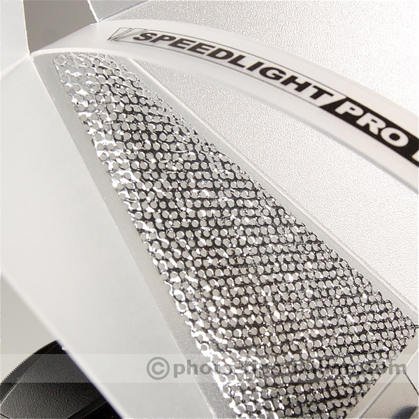 Speedlight Pro Kit Mini Bounce: center silver reflector, honeycomb