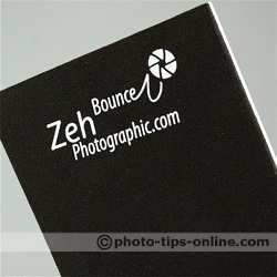 Zeh Bounce pop-up flash reflector: logo