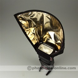 Honl Photo Gold-Silver Reflector: top view