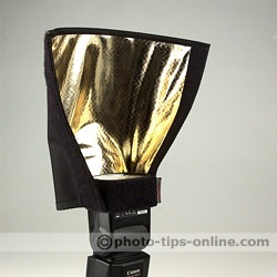 Honl Photo Gold-Silver Reflector: angle view