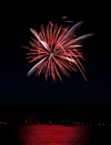 Fireworks photography tips: photo taken during the grand finale