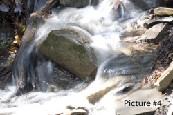 Moving Water Techniques: f/5.6, 1/6 second exposure, no polarizer, tripod mounted, zoom set to 80mm