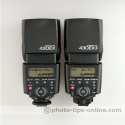 Comparison: Canon Speedlite 430EX vs. Canon Speedlite 430EX II