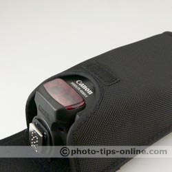 Canon Speedlite 430EX II flash: flash in the pouch