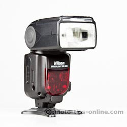 Nikon Speedlight SB-900: front angle view