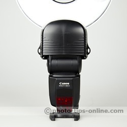 Orbis Ring Flash adapter: mounted on Canon Speedlite 580EX II