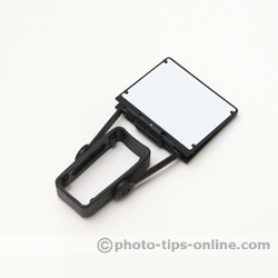 PRESSlite VerteX flash reflector: folded flat for storage