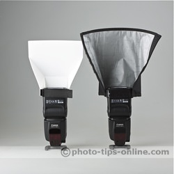 Promaster Universal Bounce Flash Reflector: compared to Honl Photo Speed Reflector